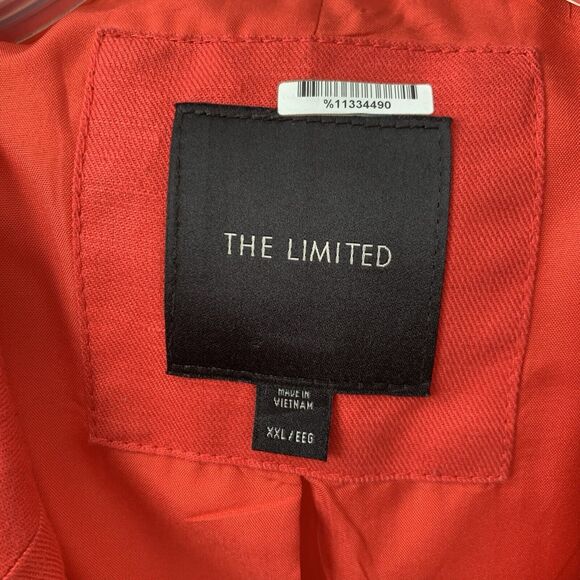 The Limited Blazer Jacket Women XXL Linen Bright Colorful Regency Career Twee - Picture 3 of 13